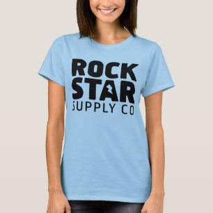 ロックスターの供給のロゴの女の子のTシャツ Tシャツ