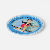 ロックスターの男の子の誕生会 ペーパープレート (アングル)