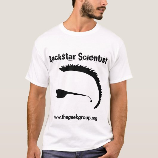 ロックスターの科学者 Tシャツ (正面)