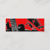 ロックスターの細い名刺 スキニー名刺 (裏面)