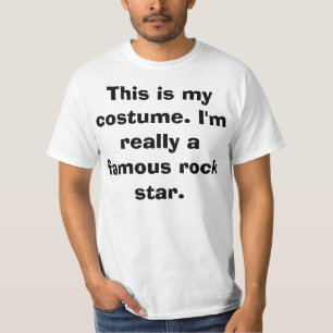 ロックスターの衣装 Tシャツ