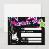 ロックスターの誕生日ありがとう ポストカード (正面/裏面)