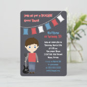 ロックスターの誕生日ボーイ 招待状 (スタンド正面)