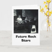 ロックスターの誕生日 カード (黄色い花)