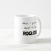 ロックスターを育てる時 コーヒーマグカップ (正面右)