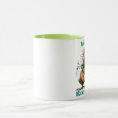 ロックスターイグアナカラフルの音楽バースト マグカップ (中央)