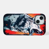 ロックスターウォフィー iPhone 15ケース (裏面横)