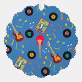 ロックスターガールバンドバースデーパーティー オーナメントカード (裏面)