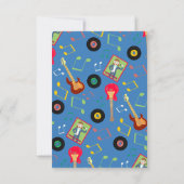 ロックスターガールバンドバースデーパーティー サンキューカード (裏面)