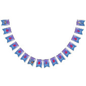 ロックスターガールバンドバースデーパーティー バンティングフラッグ (全)