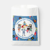 ロックスターガールバンドバースデーパーティー フェイバーバッグ (正面)