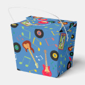 ロックスターガールバンドバースデーパーティー フェイバーボックス (裏面サイド)