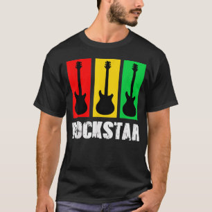 ロックスターキッズTシャツビンテージギター Tシャツ