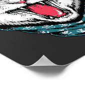 ロックスターキャット。大声生まれで ポスター (角)