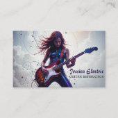 ロックスターギターインストラクター 名刺 (正面)