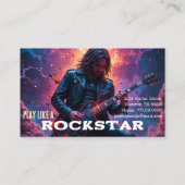 ロックスターギターインストラクター 名刺 (裏面)