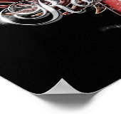 ロックスターギターウィングのポスター ポスター (角)