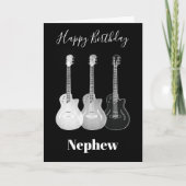 ロックスターギタースモノクロ甥 カード (正面)