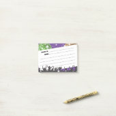 ロックスタークドス従業員の認識後 ポストイット (デスク上)