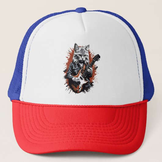 ロックスターヌャット ギター・シェレッド キャップ (正面)