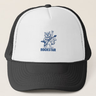 ロックスターヌードギター ビンテージ彫刻Tシャツデザイン キャップ