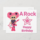 ロックスターハッピーバースデー ポストカード (正面/裏面)
