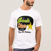 ロックスターバイナイトデイジョブ整備士 Tシャツ (正面)