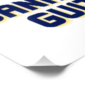 ロックスターバナナとギター妨害 フォトプリント            (角)