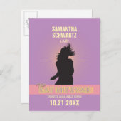 ロックスターバルミツワー伊達紫のピンクを保存 案内ポストカード (正面/裏面)