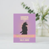 ロックスターバルミツワー伊達紫のピンクを保存 案内ポストカード (スタンド正面)