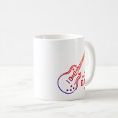 ロックスターパパギター コーヒーマグカップ (正面右)