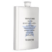 ロックスターパパ、トリプレットパパのギフトカスタム、 フラスク (右)