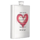 ロックスターパパ,新しい父のためのギフト,誕生日,クリスマス, フラスク (右)