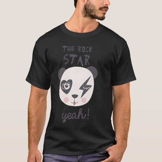 ロックスターパンダの仲間たち Tシャツ (正面)