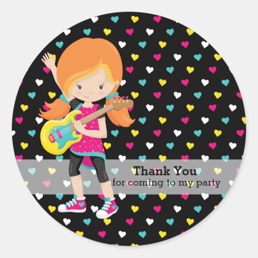 ロックスターパーティー ラウンドシール (正面)