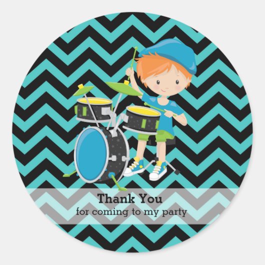 ロックスターパーティー ラウンドシール (正面)