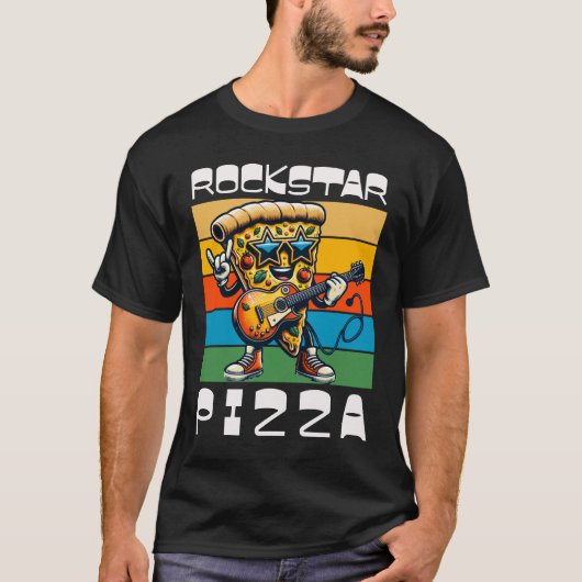 ロックスターピザ Tシャツ (正面)