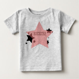 ロックスターベビーガール ベビーTシャツ