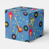 ロックスターボーイズバンド誕生日パーティー フェイバーボックス (裏面サイド)