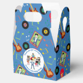 ロックスターボーイズバンド誕生日パーティー フェイバーボックス (オープン)