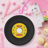 ロックスターボーイズバンド誕生日パーティー ペーパープレート (パーティー)