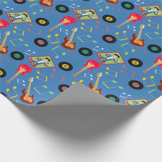 ロックスターボーイズバンド誕生日パーティー ラッピングペーパー (角)