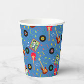 ロックスターボーイズバンド誕生日パーティー 紙コップ (左)