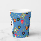 ロックスターボーイズバンド誕生日パーティー 紙コップ (裏面)