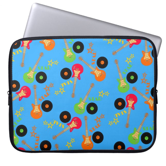 ロックスターボーイバースデーパーティー ラップトップスリーブ (正面)