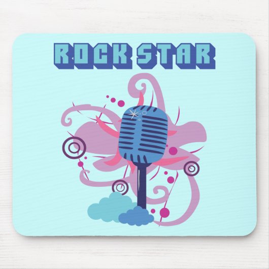 ロックスターマイク マウスパッド (正面)