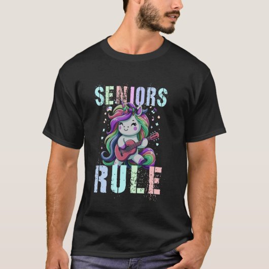 ロックスターマジック!シニア世代が卒業祝いにサイン Tシャツ (正面)