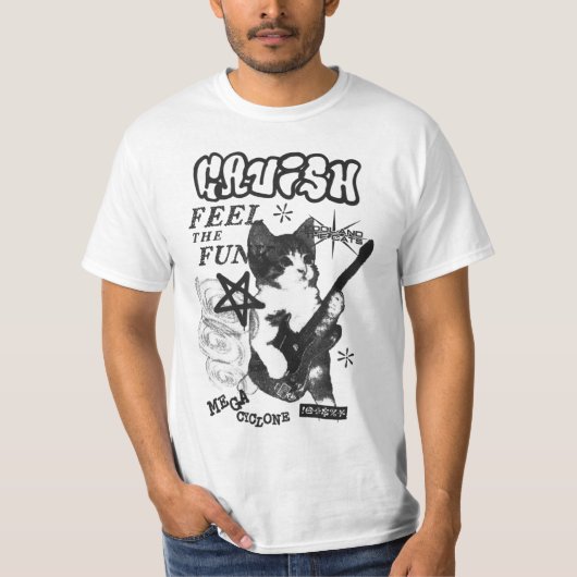 ロックスターミャウTシャツ Tシャツ (正面)