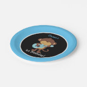 ロックスターモンキー紙プレート/カスタムカラー! ペーパープレート (アングル)