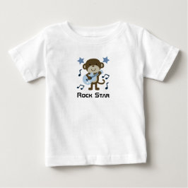ロックスターモンキー ベビーTシャツ